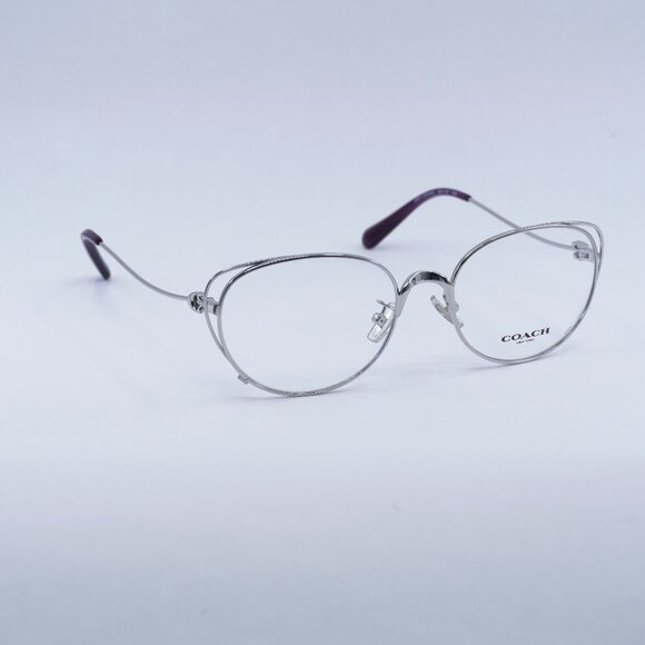 🕶️ New Coach HC5095 9001 Eyeglasses - Silver Frame 54mm - Picture 1 of 11